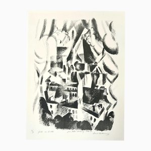 D'après Robert Delaunay, Fenêtre sur la ville, 1969, Lithographie