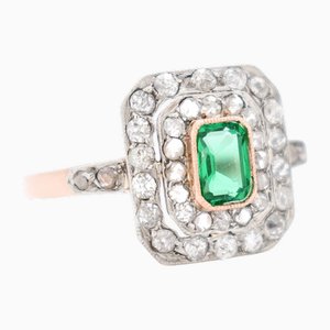 Bague Vintage Rubis et Diamants, 1890s