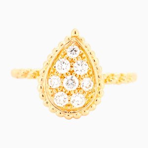 Bague Serpent Bohème en Or Jaune et Diamants de Boucheron