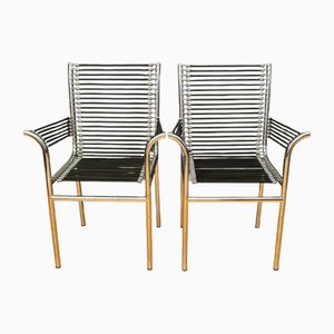 Set of Sandows Chairs by Rene Herbst, 1980s