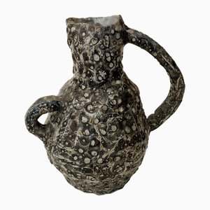 Mid-Century Brutalist Ceramic Vase, 1960s-1970s