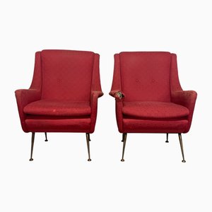 Italienisches Vintage Sessel Set, 1950er