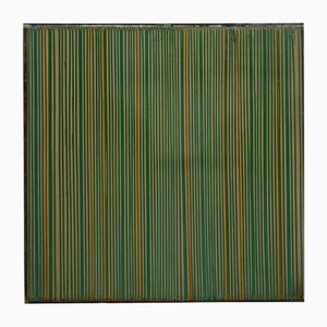Studio Massimo Caiafa, Green Rainbow, 2025, Acrylique, Plastique et Résine Epoxy sur Bois