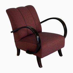 Butaca acolchada al estilo de Jindřich Halabala, años 30