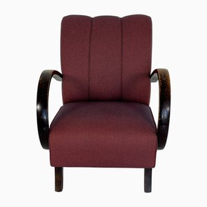 Padded Armchair in the style of Jindřich Halabala, 1930s