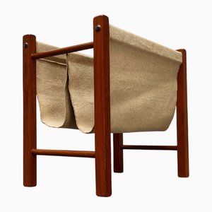 Portariviste Mid-Century moderno in teak, Danimarca, anni '60