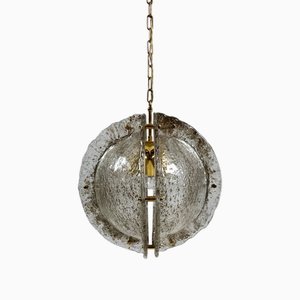 Mid-Century Planetarium Ceiling Lamp in Murano Glass from VeArt, Italy, 1970s