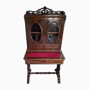 Napoleone III Bonheur du Jour in mogano, XIX secolo