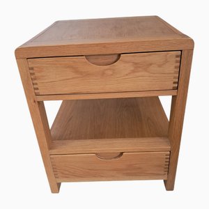 Vintage Nachttisch aus Eiche mit Schublade von Lucian Ercolani für Ercol, 2000er