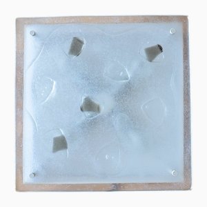 Square Murano Glass Ceiling Lamp, 1960s