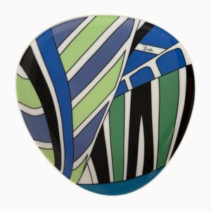 Schale di foglie di palma n. 02 di Emilio Pucci per Rosenthal, inizio XXI secolo