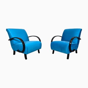 Set of Lounge Chairs by Jindrich Halabala, 1940s