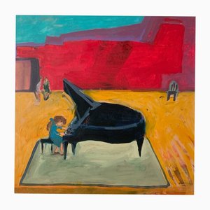 Monika Rossa, Piano, 2025, Oil on Canvas