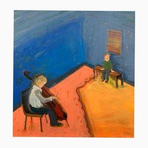 Monika Rossa, A Concert, 2025, Oil on Canvas