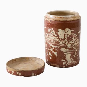 Keramik Grottaglie Vase, Italien, 19. Jh.