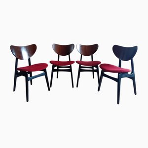 Butterfly Back Dining Chairsfrom G-Plan / E Gomme, 1960s, Set of 4