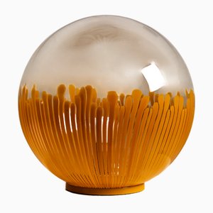 Lámpara 831 en naranja de Ludovico Diaz De Santillana para Venini, años 60