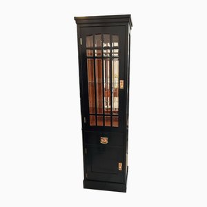 Art Nouveau Black Display Case, 1910s