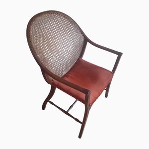 Französisches Art Deco Schlafzimmer, Flur, Flur, Sessel, 1920er aus Ulmenholz