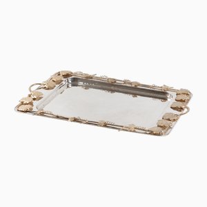 Silver Metal Tray, 1970s