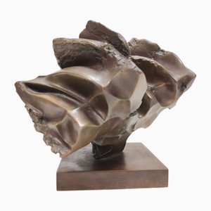 Abstract Bronze Paperweight by Carlo Zauli, 1960s