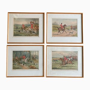 S. Williams, Hunting Scenes, 1890s-1910s, Prints, Set of 4