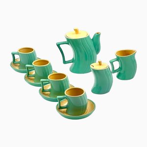Servicio de té vintage de Massimo Iosa Ghini para Memphis Naj Oleari, años 80. Juego de 13