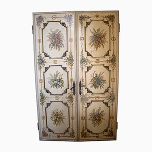 Porte d'Intérieur Laquée et Peinte à la Main, 1960