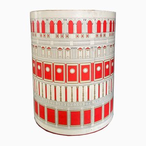 Cylindrical Paper Bin, Italy 1950s