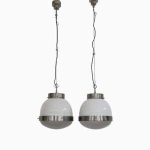 Italian Delta Lamps by Sergio Mazza for Artemide, 1960s, Set of 2