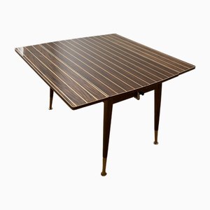 Yacht Style Table with Nautical Inlay from Riva, Italy, 1960s