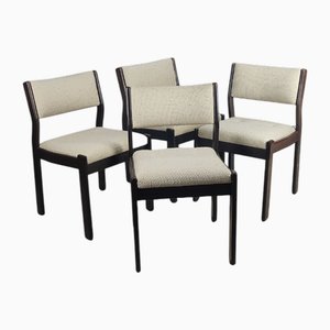 Mid-Century Dining Room Chairs in Teak, 1970s, Set of 4