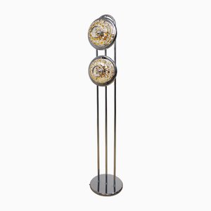 Stehlampe mit Murano Lampenschirmen, 1970er