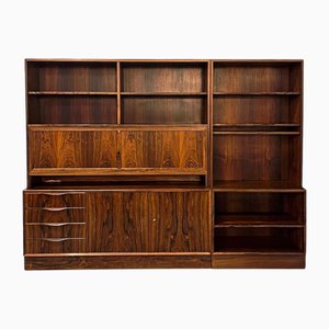 Modular Rosewood Wall Unit by Erling Torvits, 1960s, Set of 3