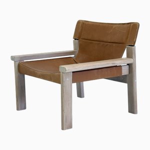 Vintage Stuhl mit Sattelledersitz