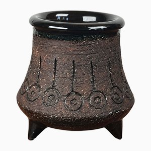 Mid-Century Modern Swedish Studio Pottery Tripod Vase by Eke Bjeren for Gabriel Keramik, 1960s