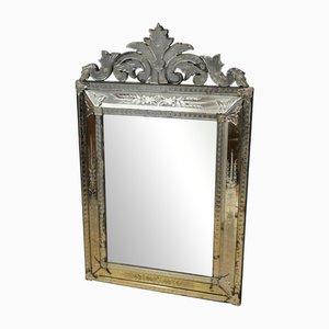 Venetian Mirror with Glazing Beads, Late 19th Century