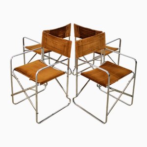 Folding Chairs, 1970s, Set of 4