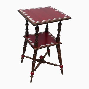 Art Nouveau Side Table in Walnut, 1890s