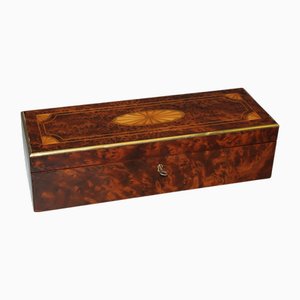 Portagioie Napoleone III intarsiato, fine XIX secolo, metà XIX secolo