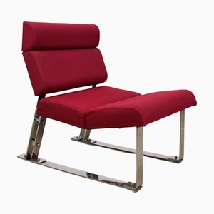Poltrona Space Age rossa, anni '70