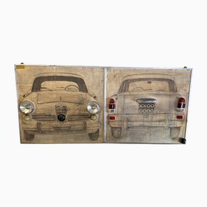 Pannello per scuola guida di Alfa Romeo, anni '50
