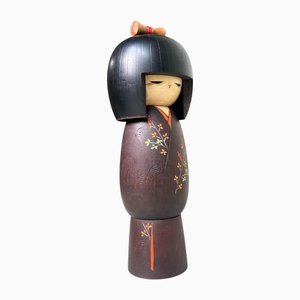Kokeshi vintage de Sadao Kishi Robō Roadside, años 70