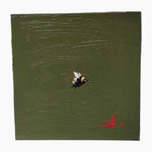 Vivek Mandalia, Hummel, Öl auf Leinwand