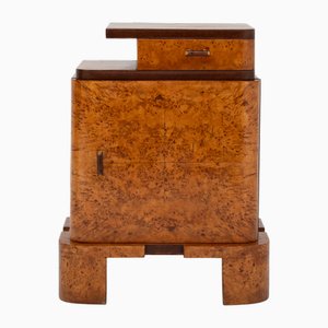 Meuble Art Déco en Loupe de Noyer, 1930s