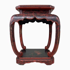 Support d'Autel Antique Laqué, Chine, 19ème Siècle