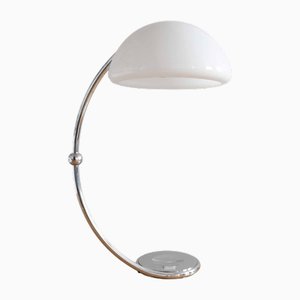 Mid-Century Italian Space Age Serpente Floor Lamp attributed to Elio Martinelli, 1970s