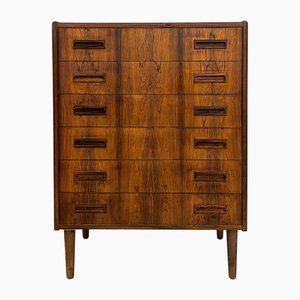 Highboy Chest of Drawers in Rosewood by Børge Seindal for P. Westergaard Møbelfabrik, 1960s