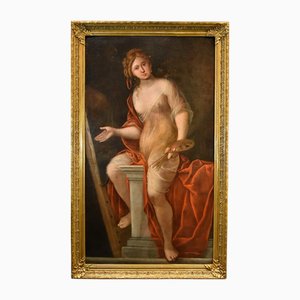 Mattheus Terwesten, Portrait Allegory of Woman Terwesten, 1700, Oil on Canvas