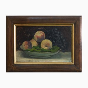 Baron Deslandes, Nature Morte, 19ème Siècle, Huile sur Toile, Encadrée